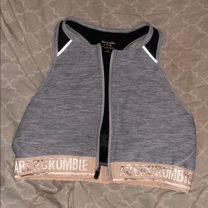 Abercrombie high neck sports bra